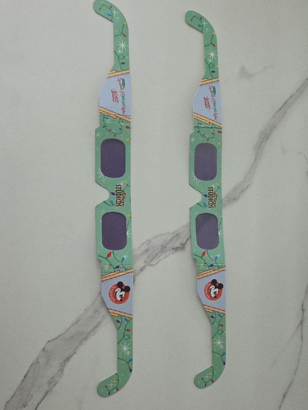 2 Disney 2015 Osborne Spectacle Of Dancing Lights 3D Glasses